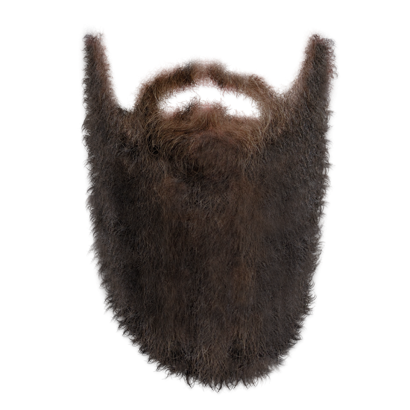 a close up of a beard on a white background