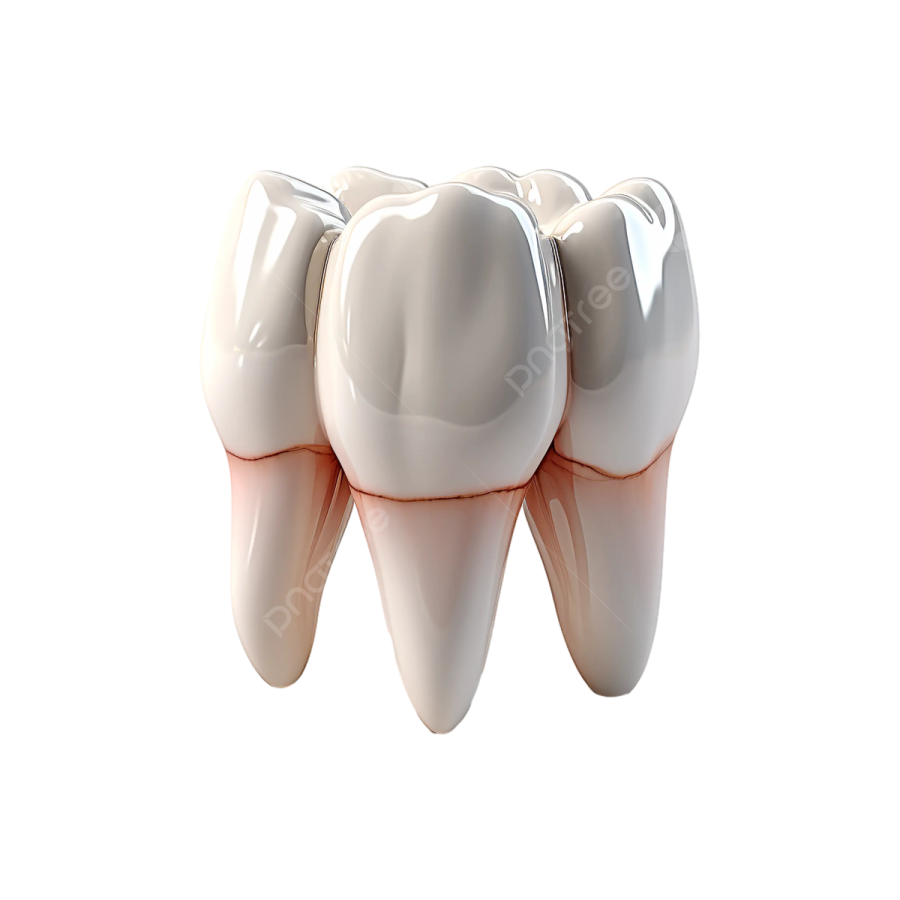 a dental model of a tooth
