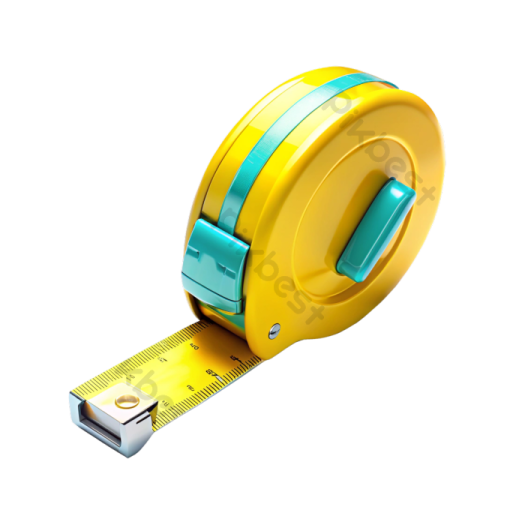 a tape with a measuring ruler on it