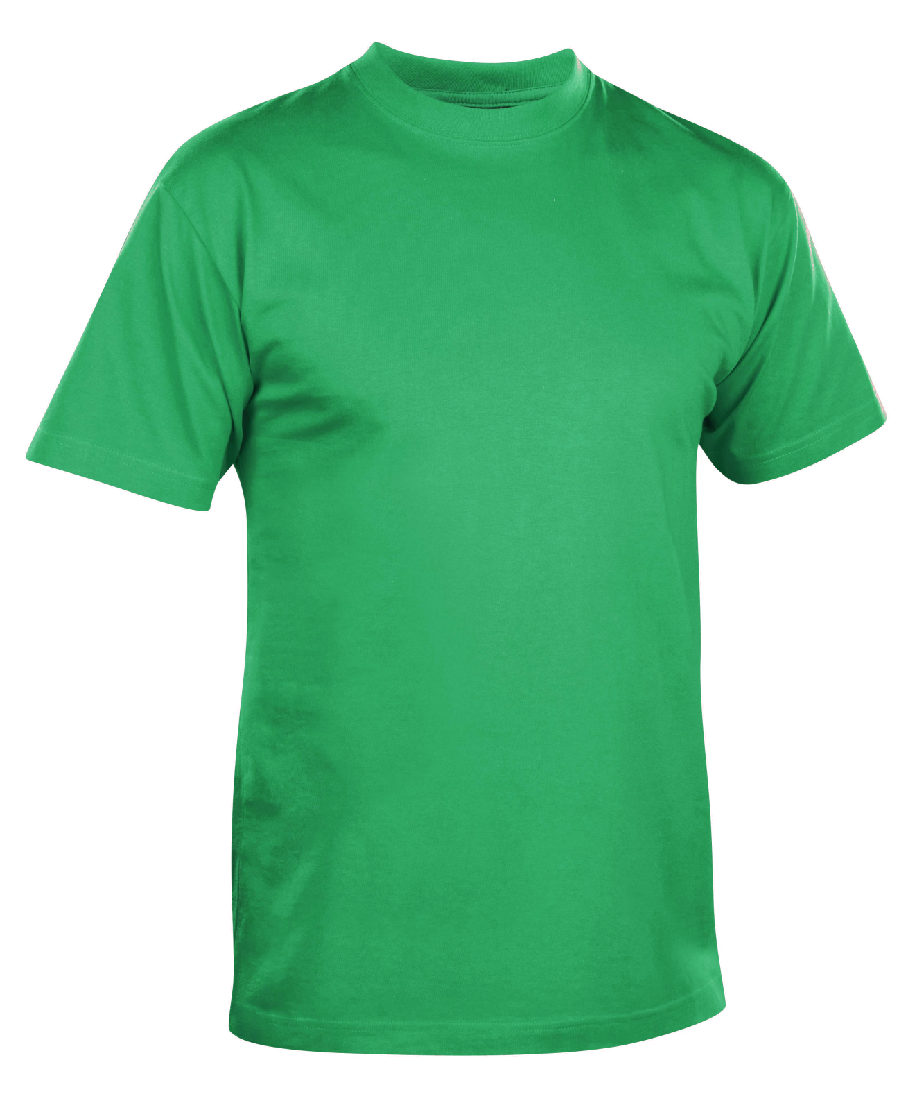 a green t - shirt