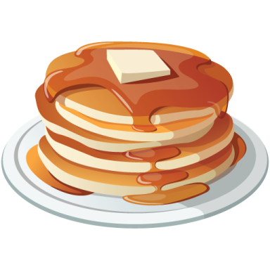 a stack of pancakes on a plate