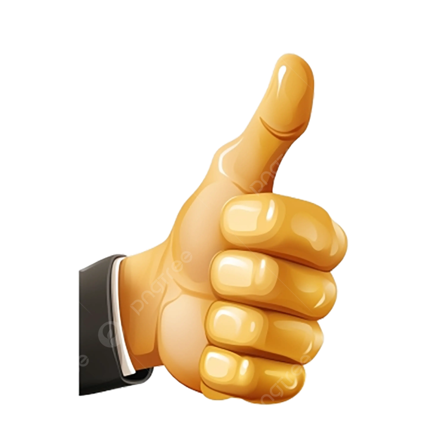 a hand with a thumb on it