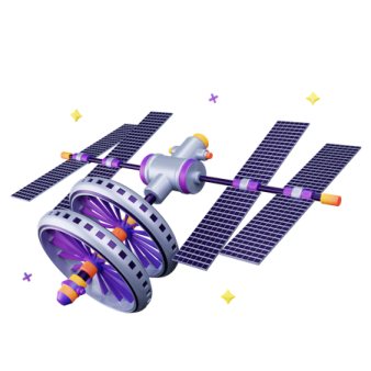 a model of the space station