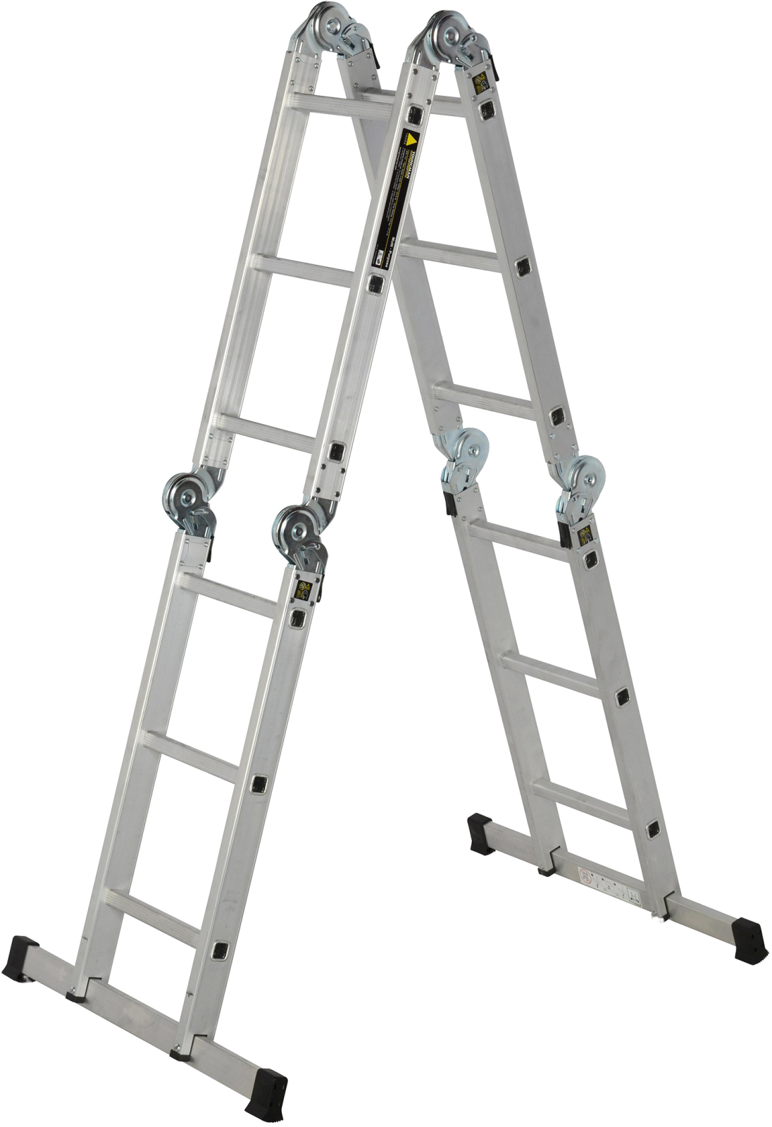two step ladders on a white background