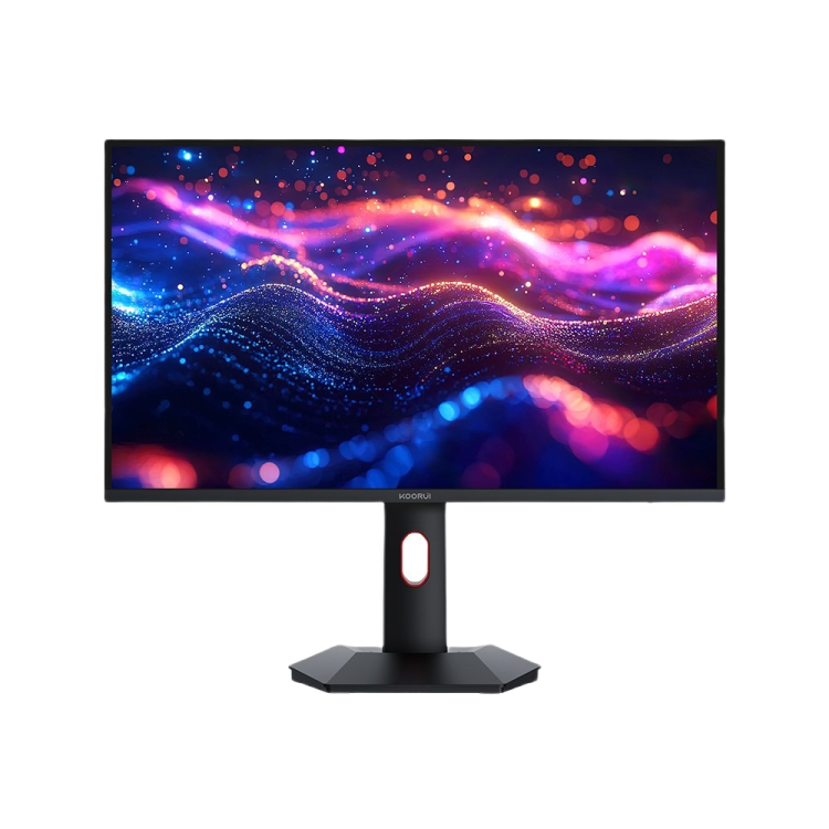 a computer monitor on a white background