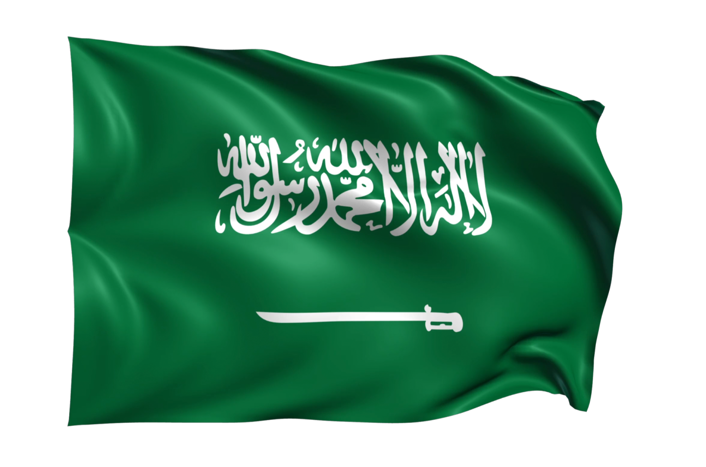 the flag of saudi