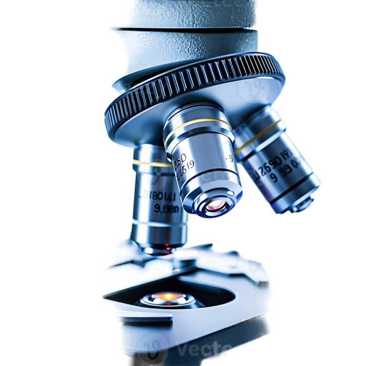 a microscope that is sitting on top of a table