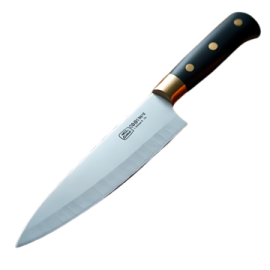 a knife on a white background