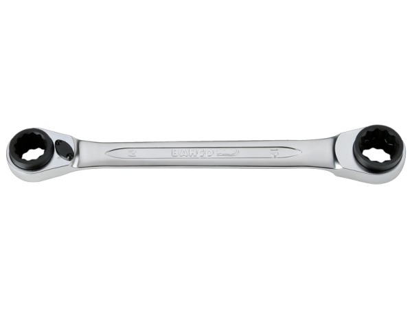 an image of a chrome steel handle for a bike