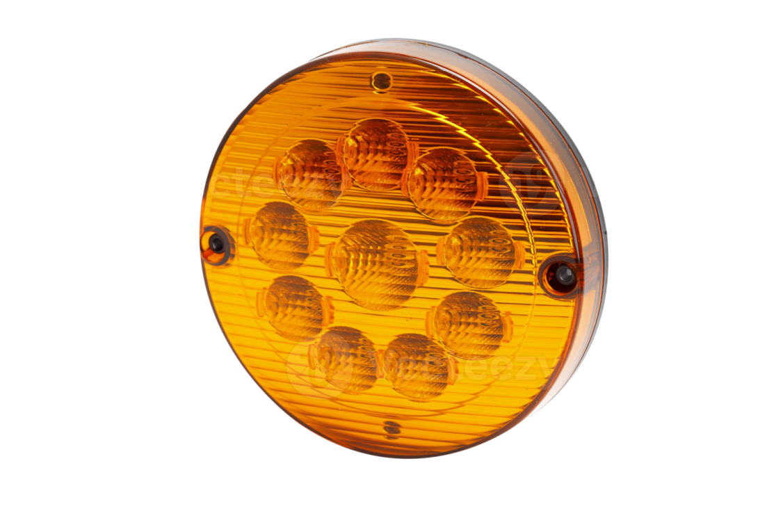 an image of a yellow light on white background