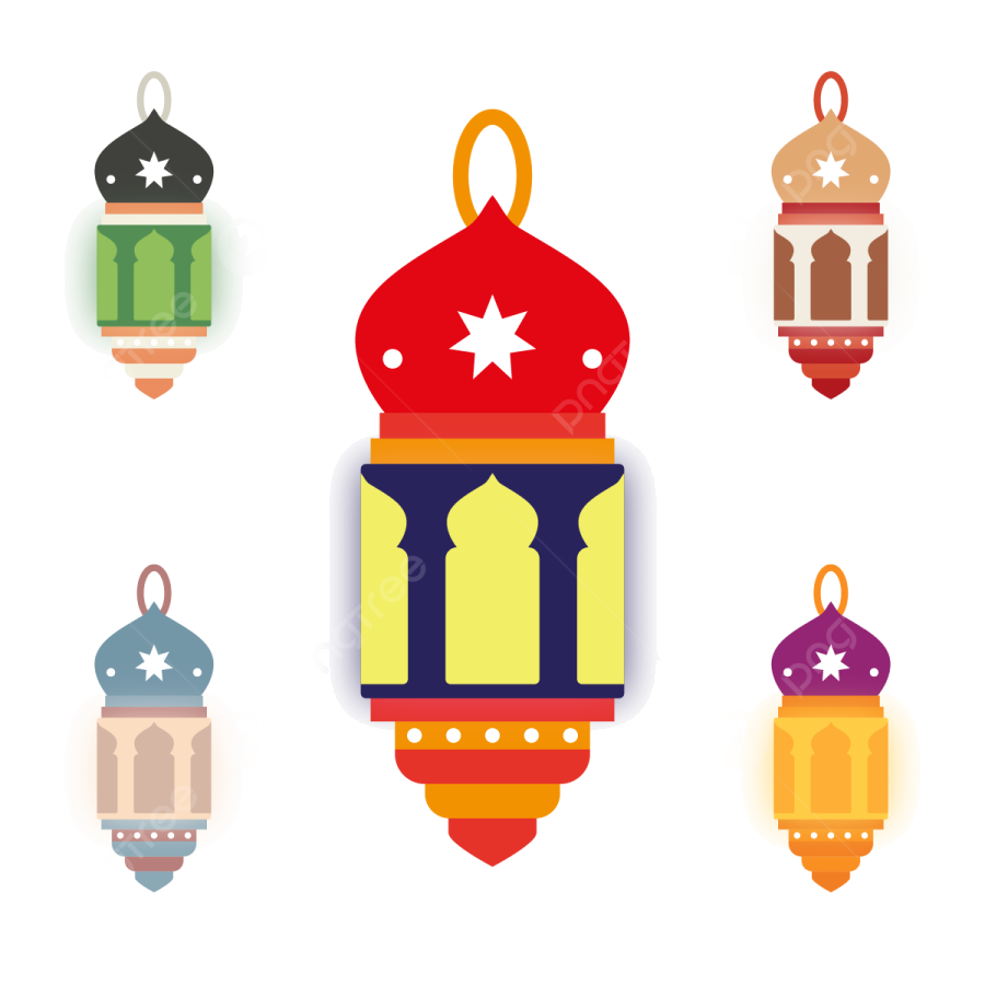 a set of christmas ornaments with different colors