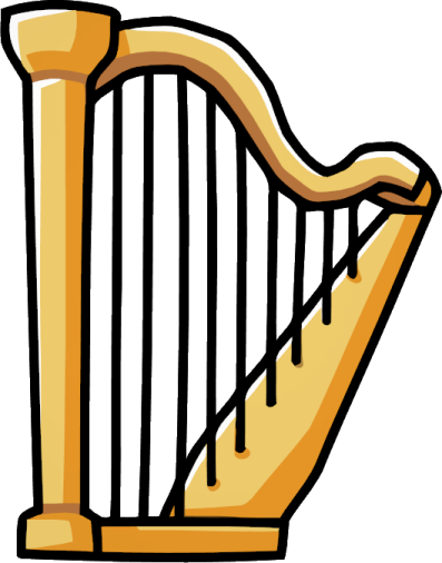 a golden harp