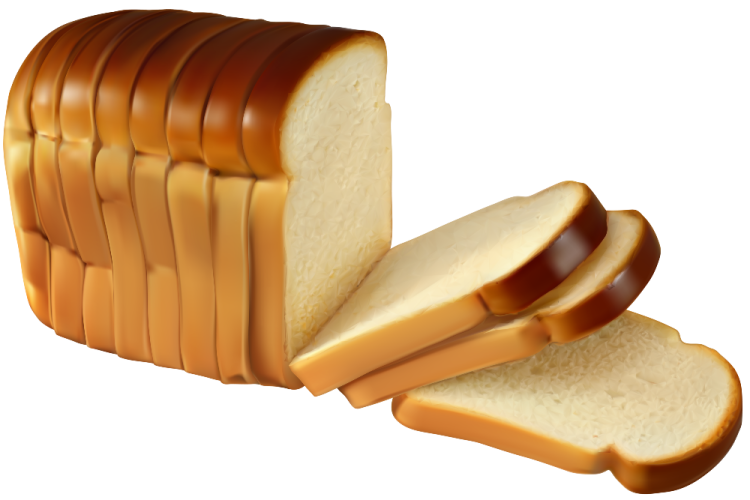a piece of bread with slices cut into it