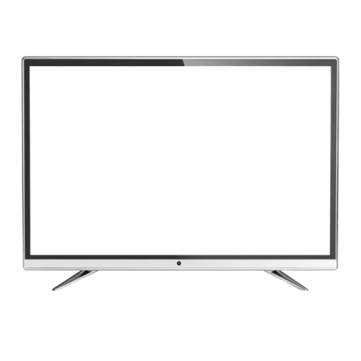 a flat screen tv on a white background