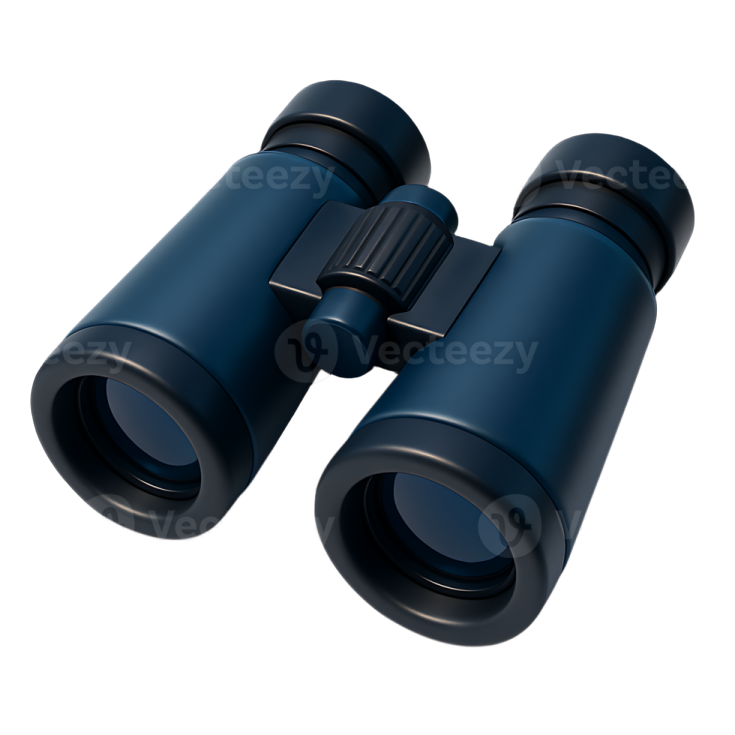 a pair of binoculars on a white background