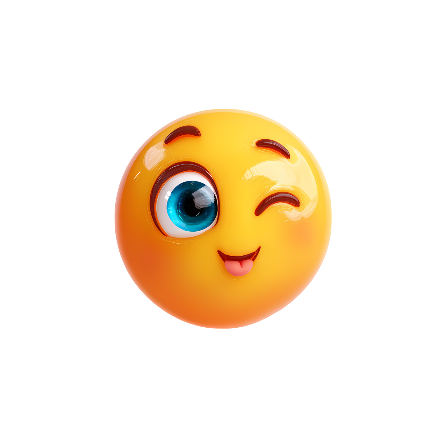 a yellow ball with a smiley face on it