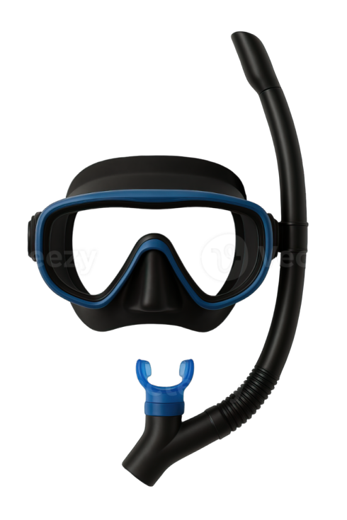 a scuba mask and snore