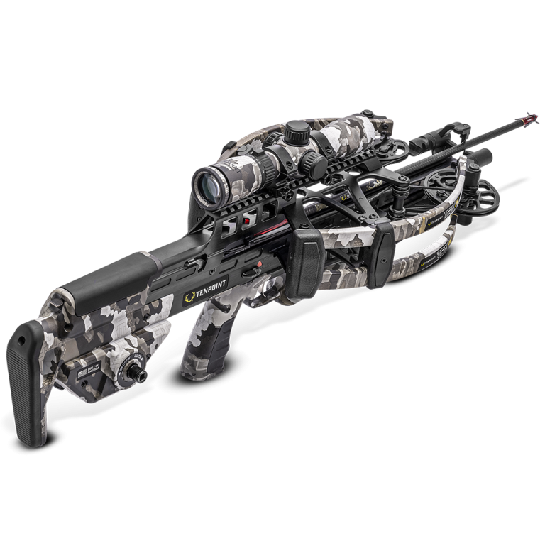 a rifle with a scope attached to it
