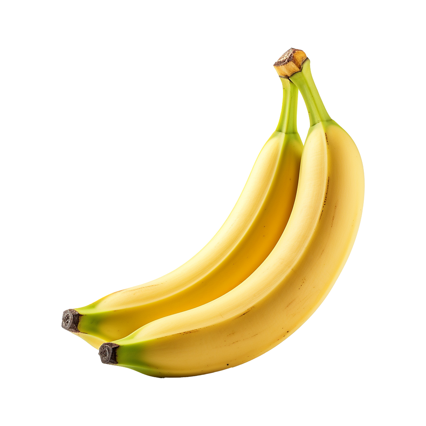 a bunch of bananas on a white background