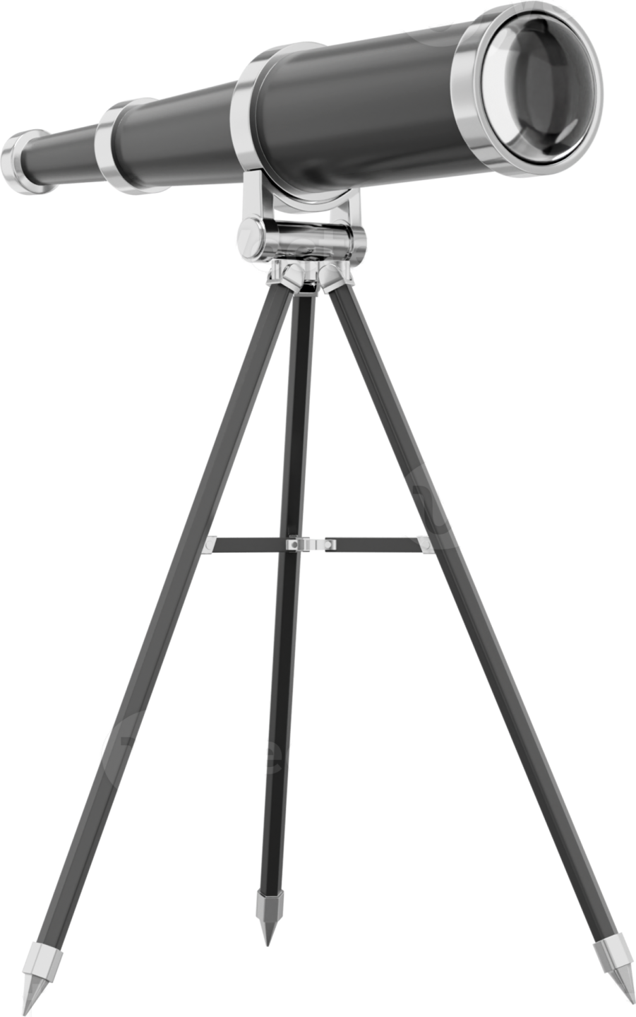 a telescope on a tripod stand