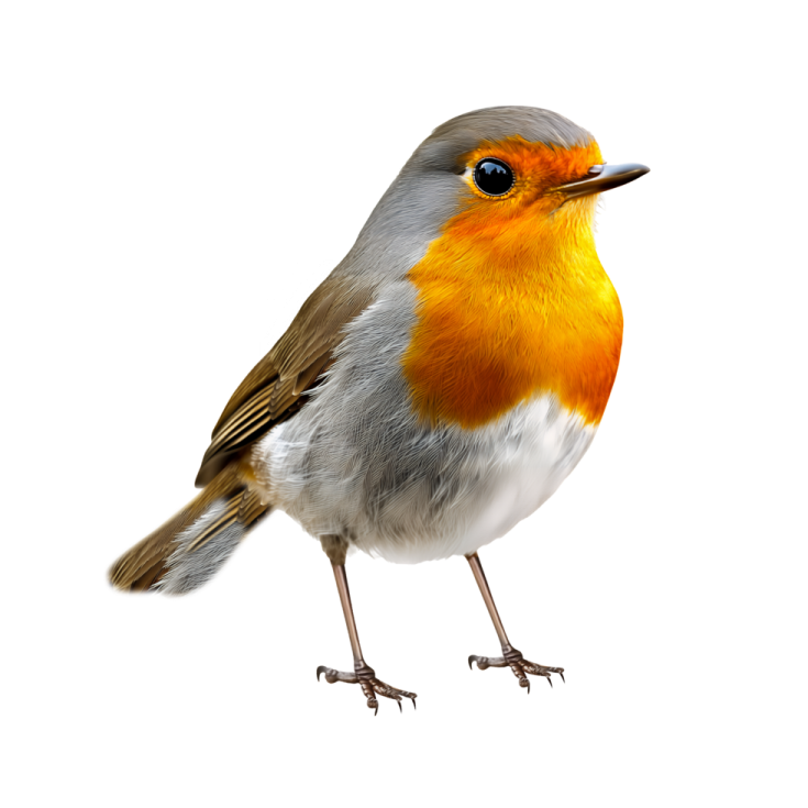 a small bird standing on a white surface
