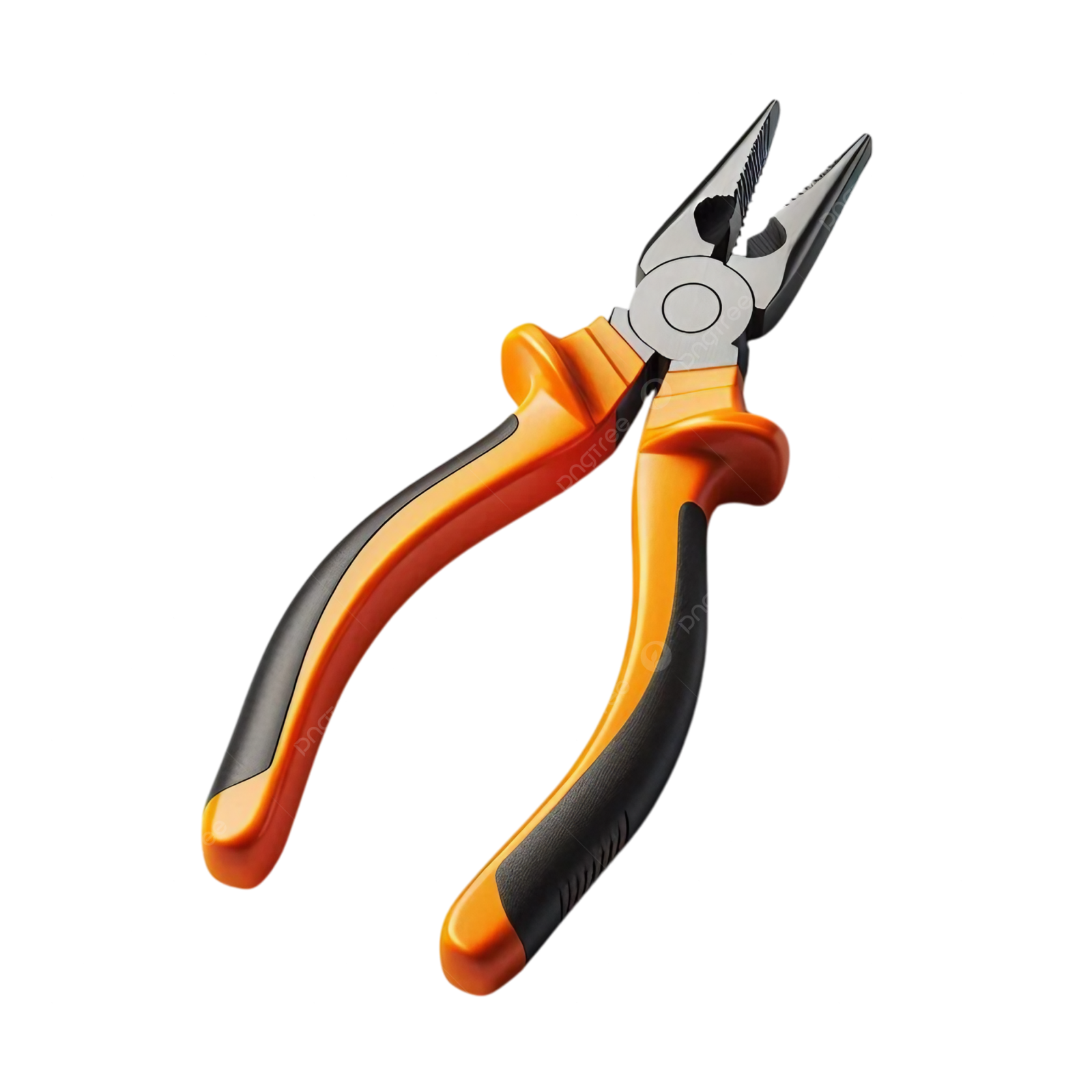 a pair of pliers on white background