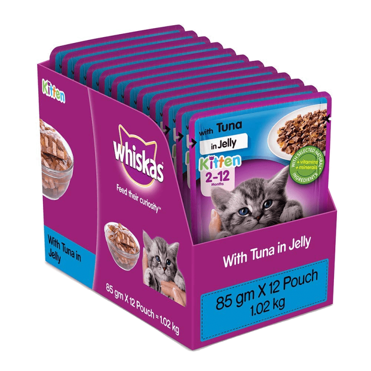 whiss cat food pouchs