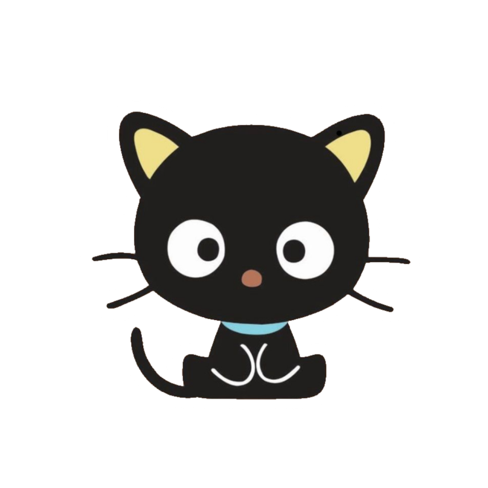 a black cat sitting down with its eyes closed