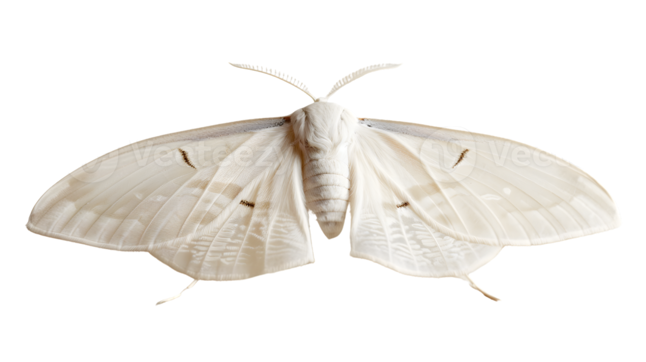 a moth on a white background