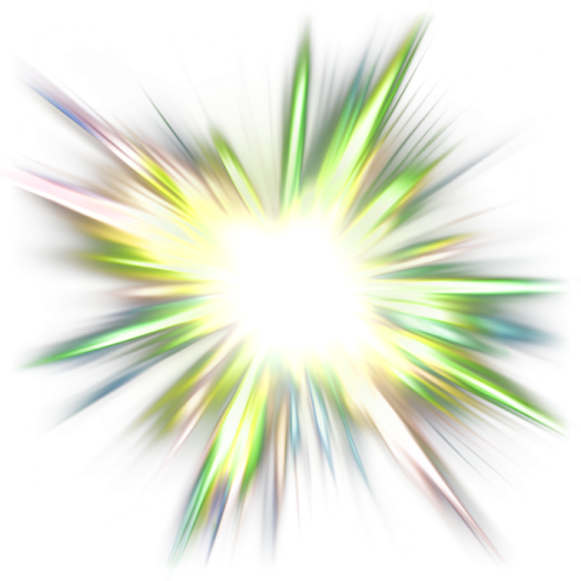 a colorful explosion of light on a white background