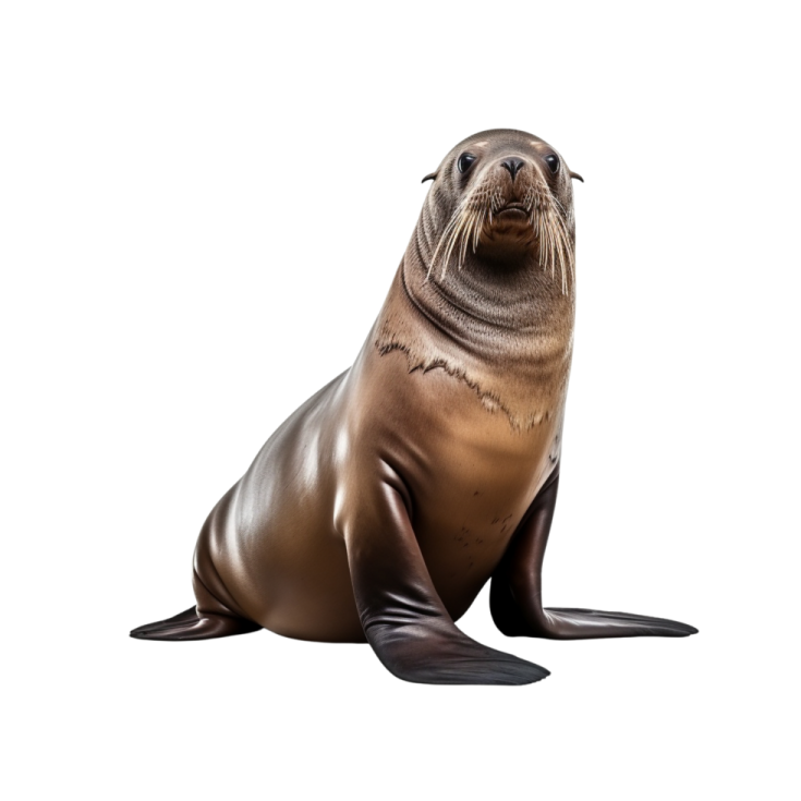 an image of a sea lion on a white background