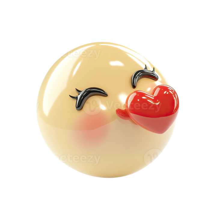 a toy with a heart on it's nose