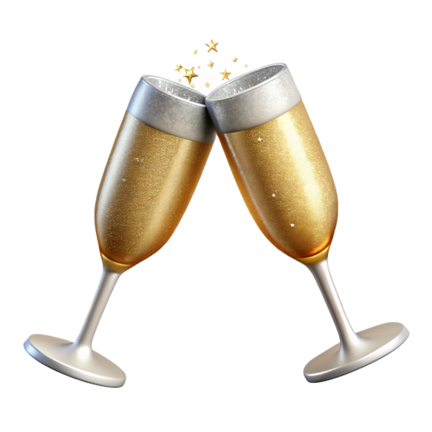 two glasses of champagne