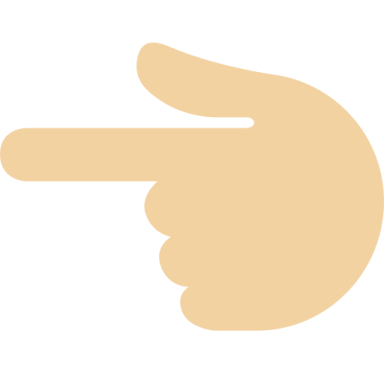 a hand pointing at the viewer