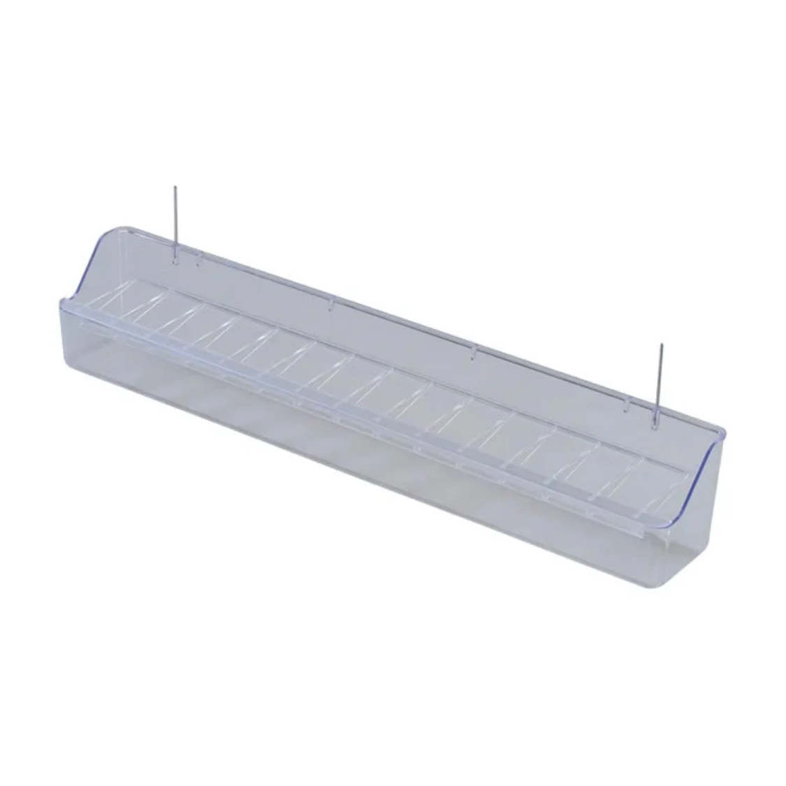 a clear plastic box with a white lid