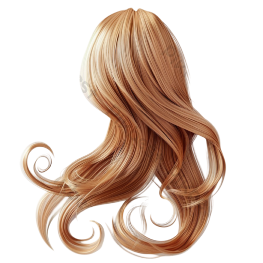 a drawing of a woman with long blonde hair