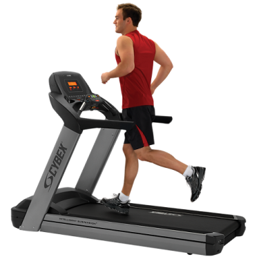 a man running on a tread machine