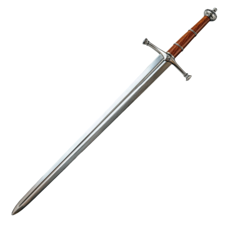 a sword on a white background