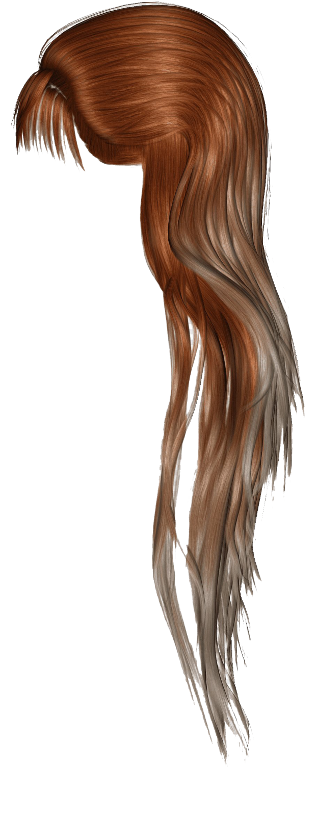 a drawing of a woman's hair