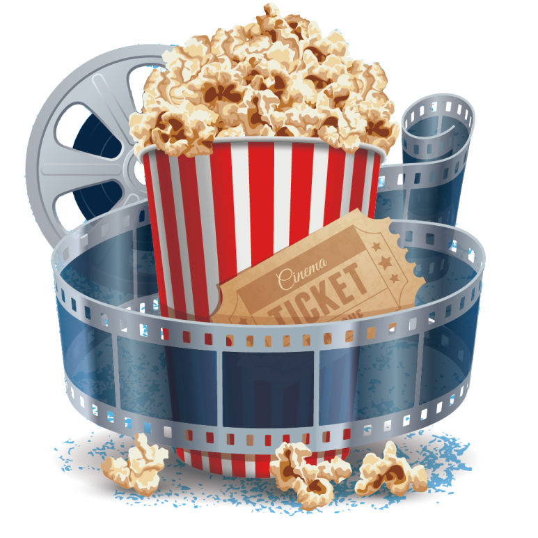 a bucket full of popcorn