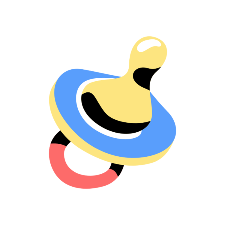 a blue, yellow and red ring with a white background