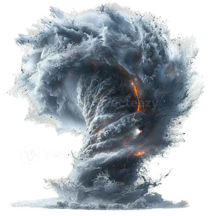 a white background with black smoke and orange flames