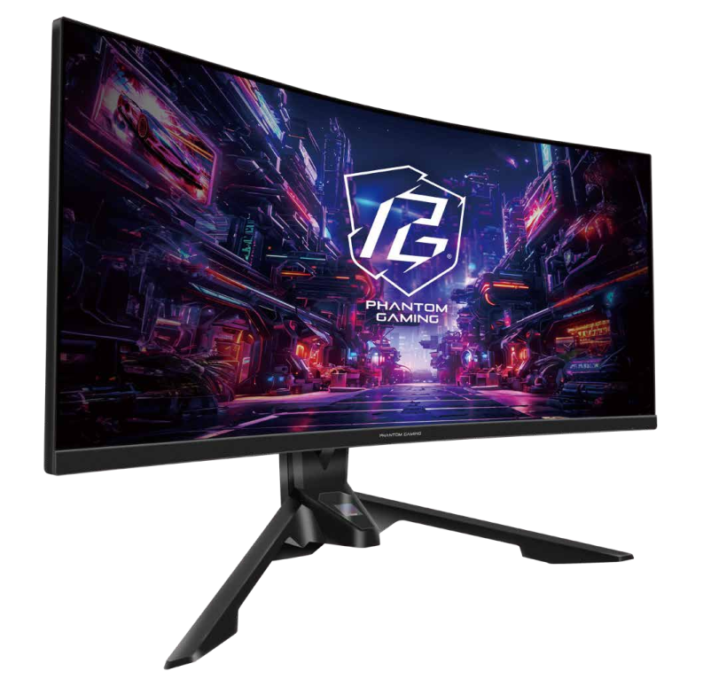 the asus gaming monitor on a white background