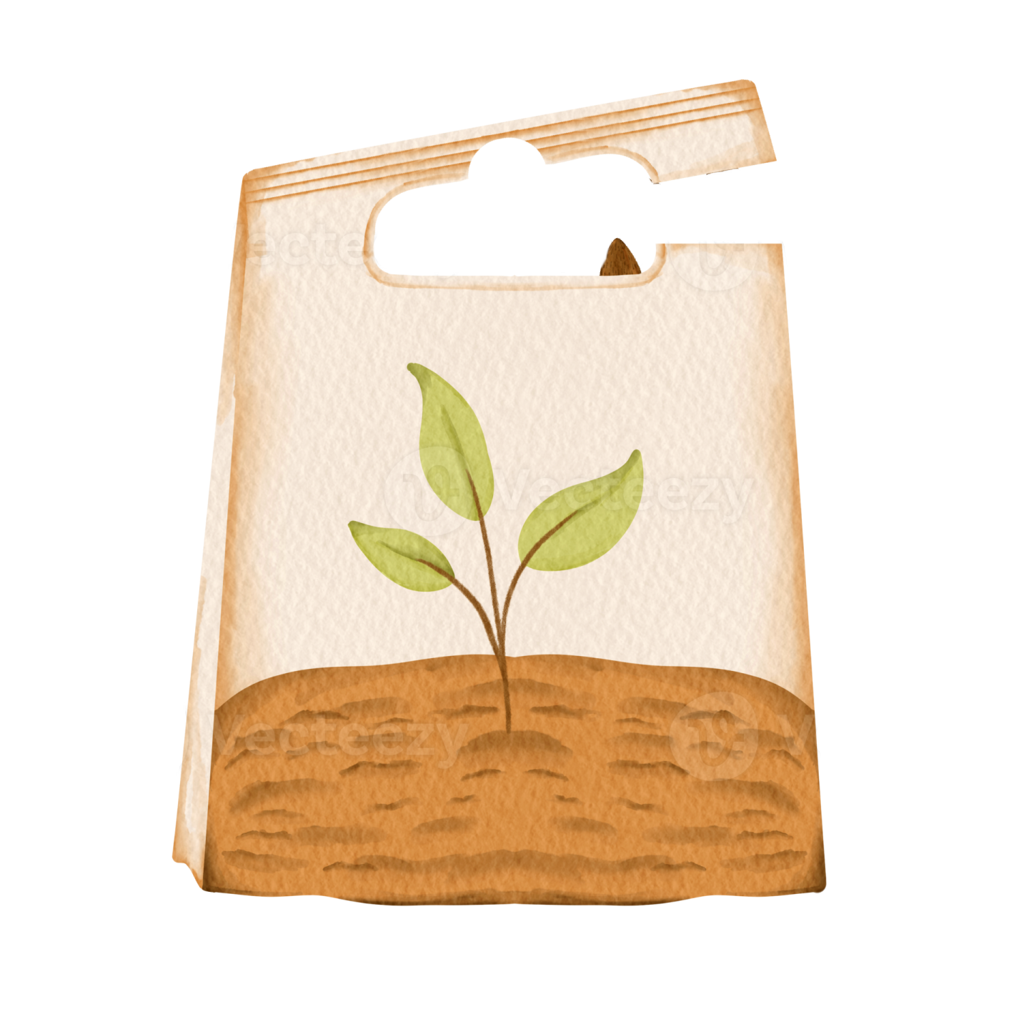 a bag filled with seeds and seeds