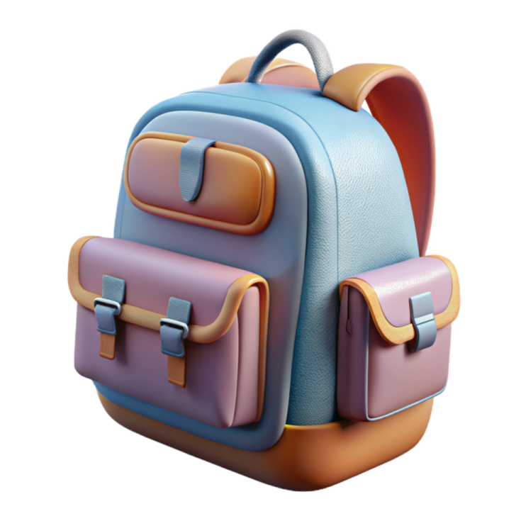 an image of a backpack on a white background