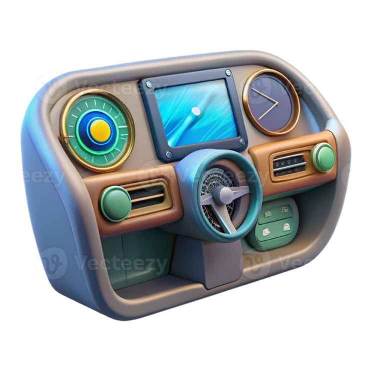 a car dashboard with various gauges on it