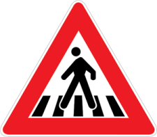 an image of a pedestrian crossing sign