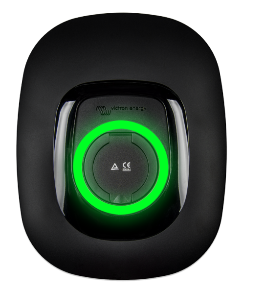 a computer mouse with a green light on it