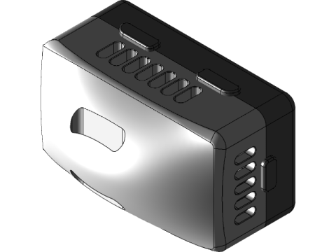 an image of a black and white electrical device