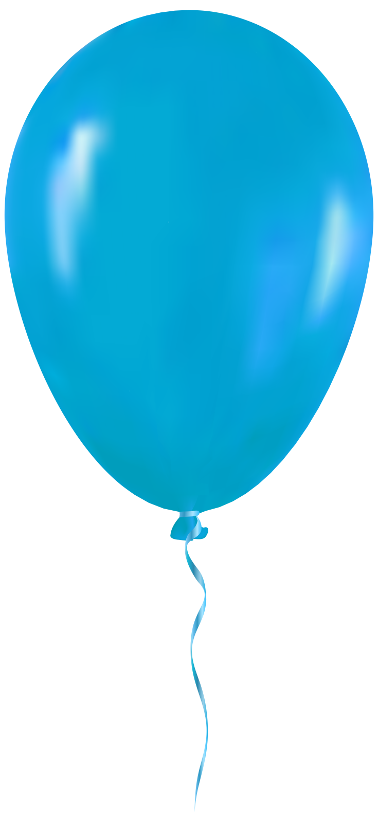 the balloon is blue